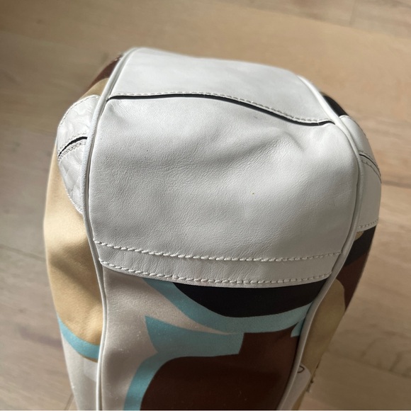 Coach Ergo Optic Shoulder Handbag Purse, model #10783. - Picture 6 of 10